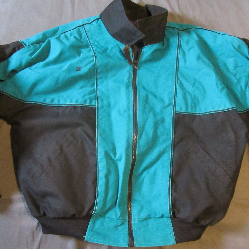 Mens Vtg Bee Wild Western Canvas Jacket Sz XL Covered Wagon